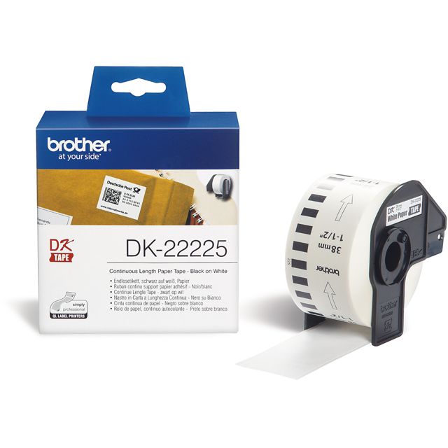 BROTHER DK-22225 CINTA PAPEL CONTINUA BLANCA 38MMx30M