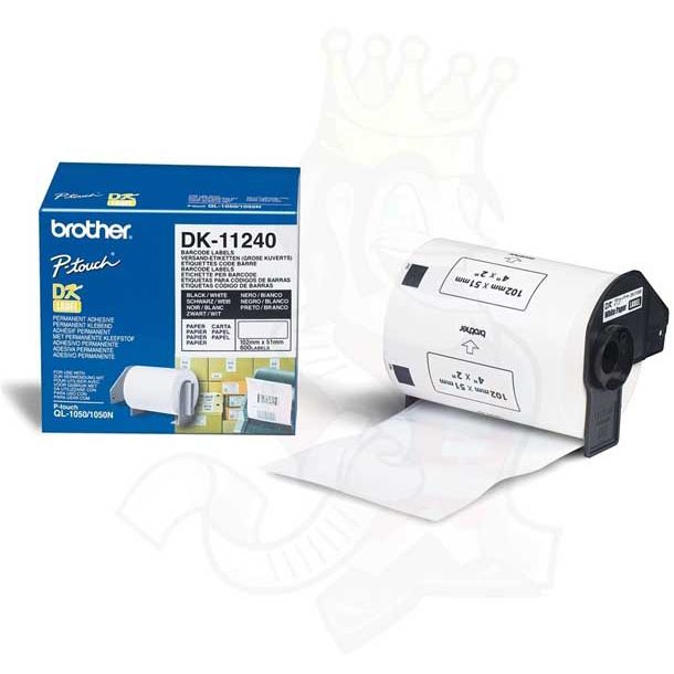 BROTHER DK-11240 ROLLO PAPEL 102X51MM  ETIQUETAS PRECORTADAS