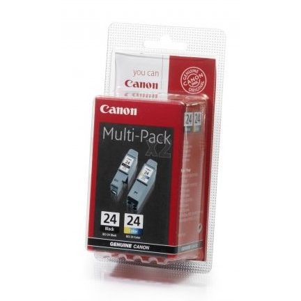 Canon BCI-24BK y BCI-24C Original Multipack