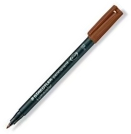 Staedtler LUMOCOLOR Fino F-318 MARRON Rotulador permanente fino 0.6mm