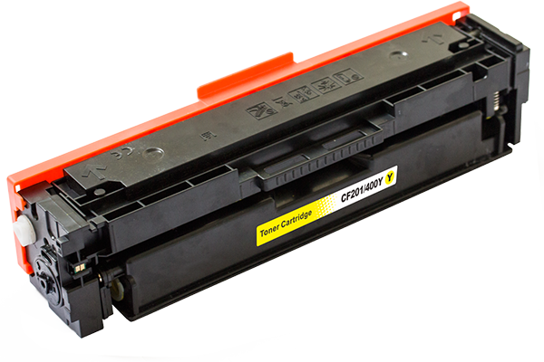 Toner compatible con HP CF402X CF402A AMARILLO Alternativo a HP 201X 201A
