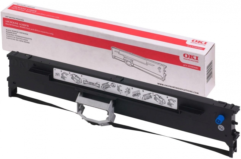 Oki 43503601 Original Negro High Quality Ribbon