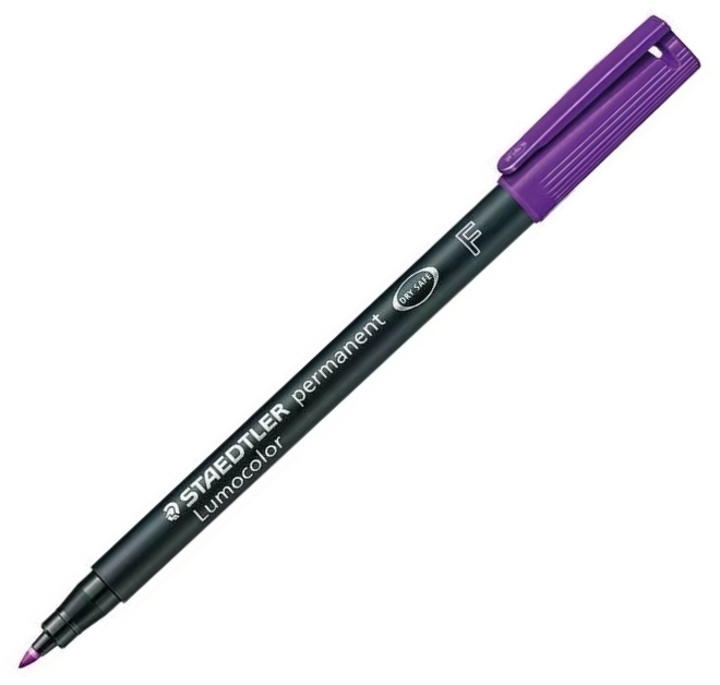 Staedtler LUMOCOLOR Fino F-318 VIOLETA Rotulador permanente fino 0.6mm