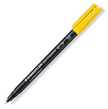 Staedtler LUMOCOLOR Medio M-317 AMARILLO Rotulador permanente