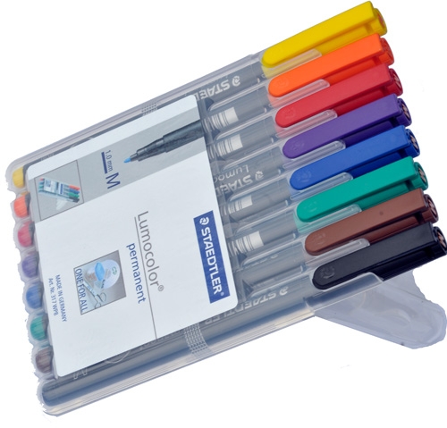 Imagen extra Estuche de 8 rotuladores Staedtler LUMOCOLOR Medio M-317 WP8