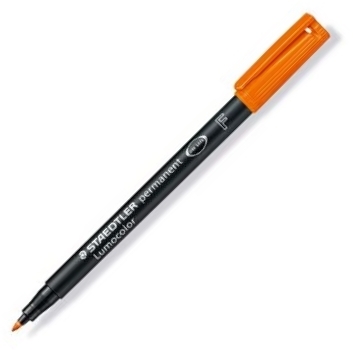 Staedtler LUMOCOLOR Fino F-318 NARANJA Rotulador permanente fino 0.6mm