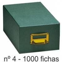 Fichero carton forrado Nº 4 para 1000 fichas