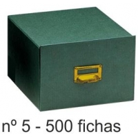 Fichero carton forrado Nº 5 para 500 fichas