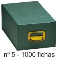 Fichero carton forrado Nº 5 para 1000 fichas