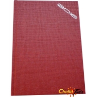 Agenda 2016 Economica Tapa dura, 15 x 21 cm. Color Naranja con textura cuadros