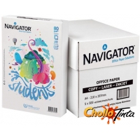 CAJA 5 Paquetes Navigator Students A4 de 500 Hojas, papel extrablanco de 80gr