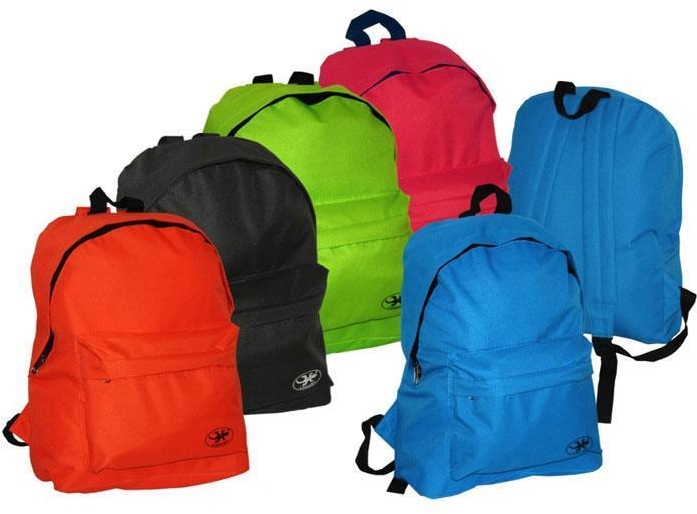 PACK 5 Mochilas Poessa Lagart. Colores surtidos