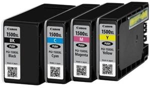Imagen extra PACK CANON PGI-1500XL 4 COLORES 9182B004 TINTA PGI1500