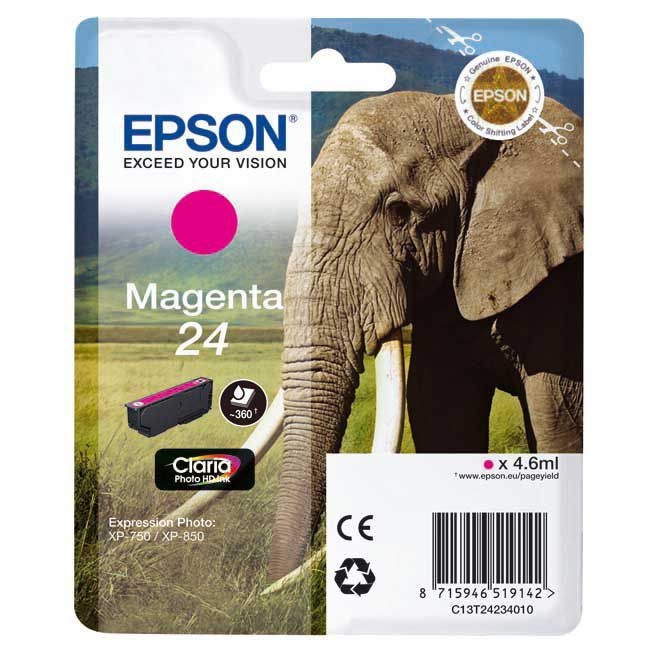Epson 24 Magenta Original T2423 XP750 XP850 XP950 C13T24234010