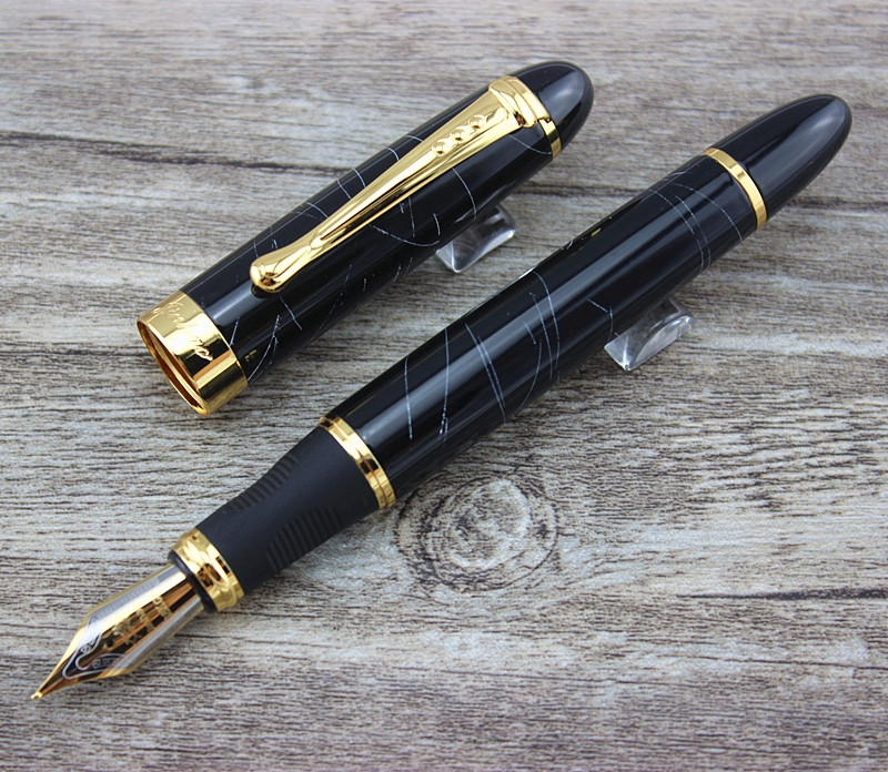 Pluma Jinhao x450 Negro Coral, punta Media.