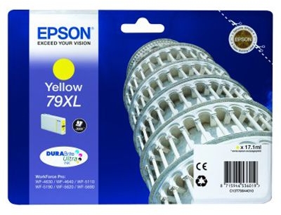 Epson 79XL T7904 Amarillo ALTA CAPACIDAD Original C13T79044010