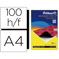PAPEL CARBON PELIKAN NEGRO A4. Caja de 100 uds
