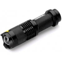 Linterna Mini SPK LED Cree Q5, Zoom y 3 modos, muy potente