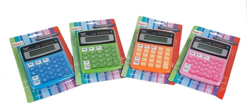 Imagen extra Calculadora Pampy 8 Digitos. Colores surtidos. Poessa