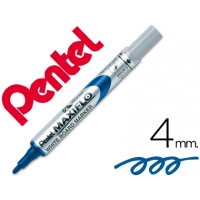 Rotulador maxiflo Pentel para pizarra Azul MWL5S