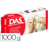 Pasta DAS Blanca para modelar seca sin coccion 1000 gr