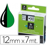 Cinta DYMO D1 45019 NEGRO-VERDE 12mm x 7m. S0720590
