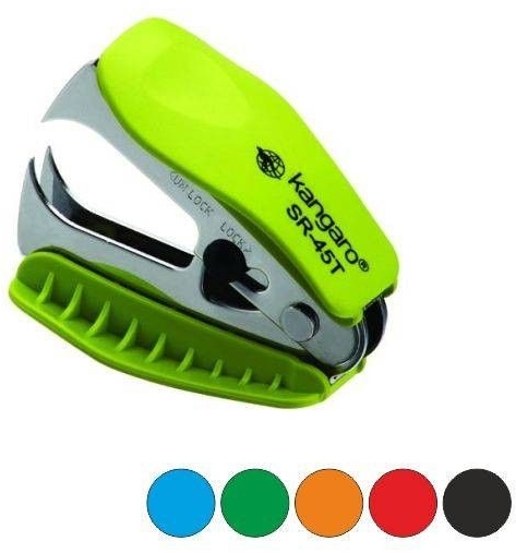 Imagen extra Quitagrapas con bloqueo de Diseño ergonomico en Colores. Kangaro Extrae-grapas 