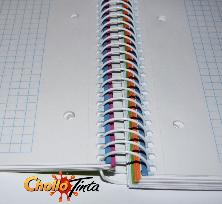 Imagen extra Cuaderno A4, 160 Hojas Microperforadas 4 Taladros, Tapas ExtraDuras, Rayado Horizontal, Papel de 70gr