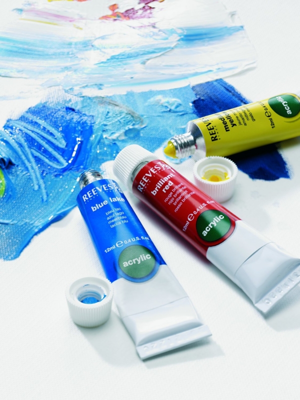 Imagen extra Pintura acrilica. Caja de 12 colores de 10ml.