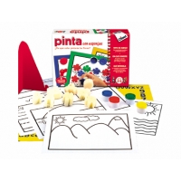 Juego Diset didactico pinta con esponjas 63631