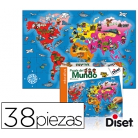 Juego Diset didactico paises del mundo 63627