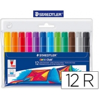 Rotulador Staedtler Noris Club Jumbo caja 12 colores