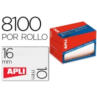 Rollo etiquetas Apli 1678 10x16 mm, 8100 unidades