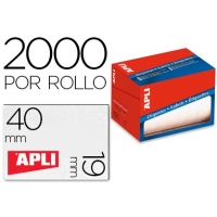 Rollo etiquetas 19x40 mm Apli 1685, 2000 unidades