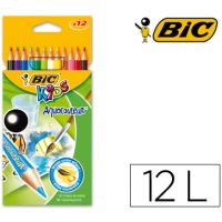 Lapices de colores Bic kids estuche de 12 Lapiceros. Ref.829738