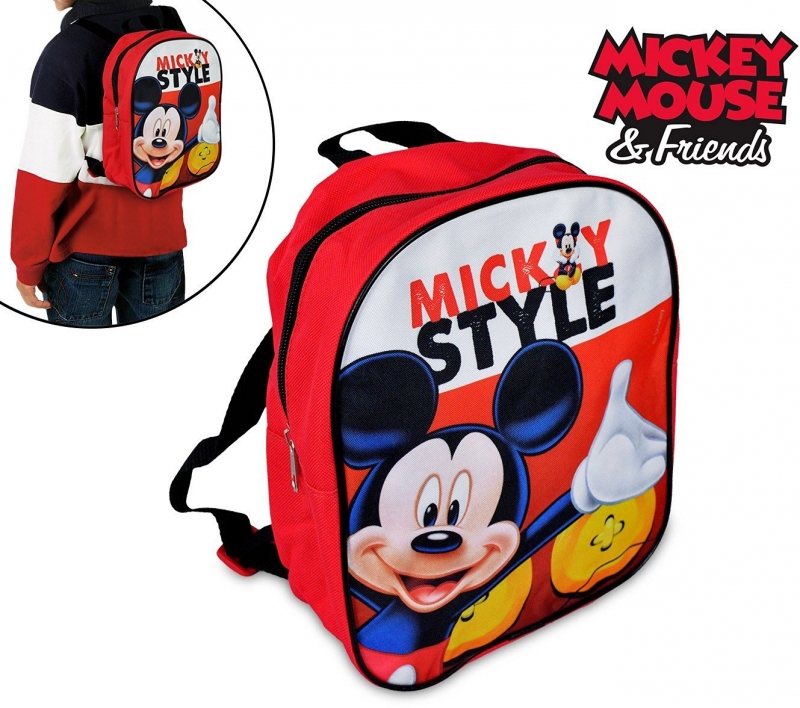 Imagen extra Mochila infantil MICKEY MOUSE (20 x 24 x 10 cm). MK16506