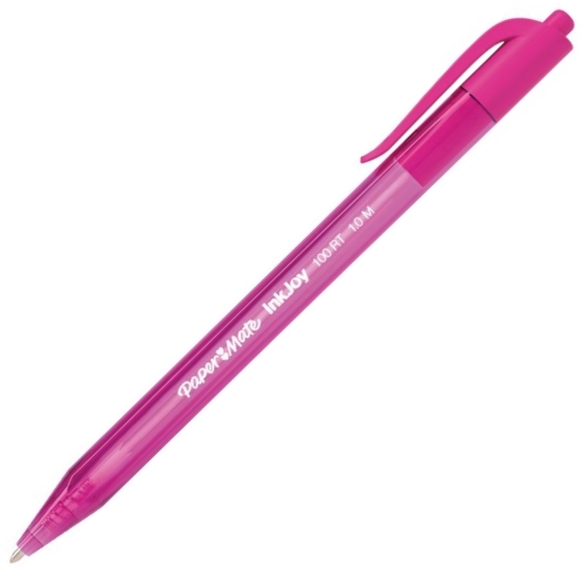** LIQUIDACION ** Boligrafo PaperMate INKJOY 100 RT FUN Rosa Retractil