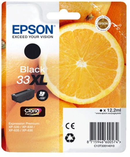 Epson 33XL Negro T3351 Original ALTA CAPACIDAD C13T33514010