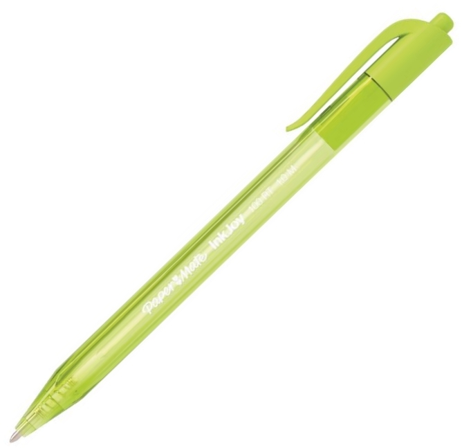 ** LIQUIDACION ** Boligrafo PaperMate INKJOY 100 RT FUN Verde Lima Retractil