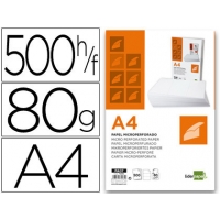 Papel Microperforado en 3 partes. A4 80gr PAQUETE DE 500 HOJAS BLANCO