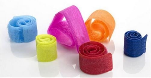 PACK 6 Tiras de velcro sujeta cables de colores. Organizador de cables