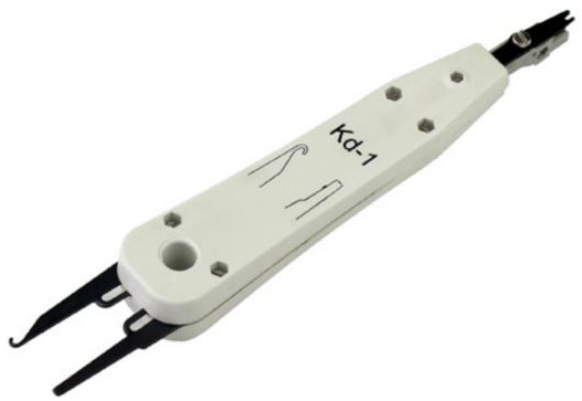 Imagen extra Herramienta ponchadora de impacto Punch Down para hembras RJ45 / RJ11