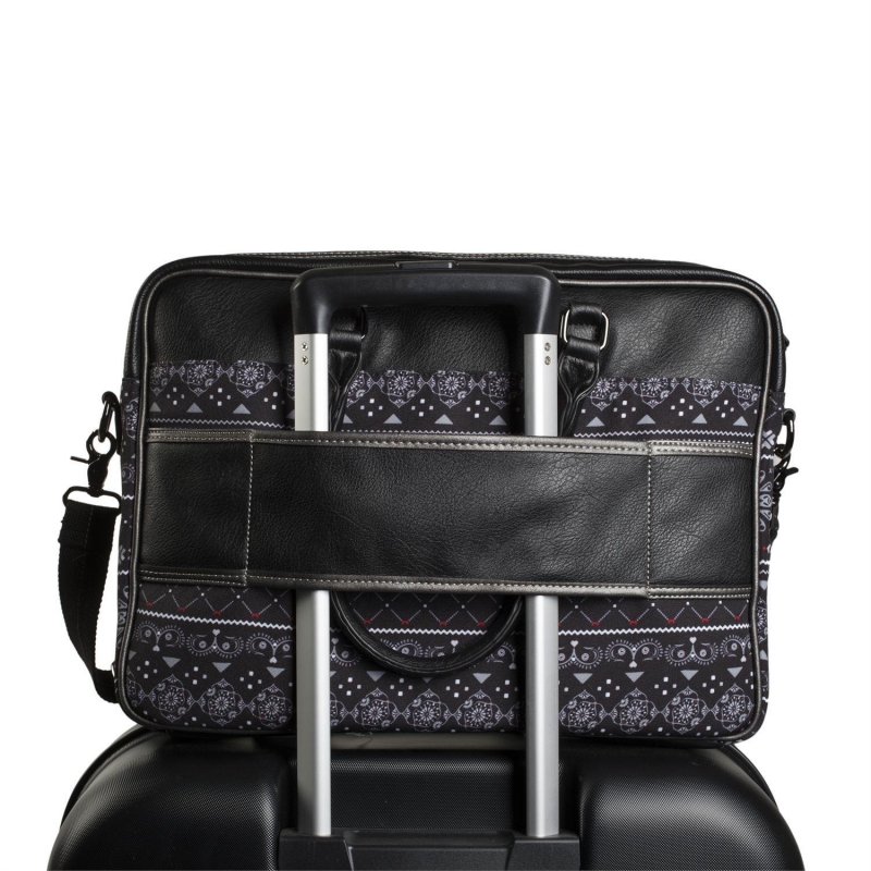 BOLSO PORTADOCUMENTOS 27639 NEGRO SKPAT ALBANY POLIESTER POL