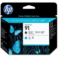 Cabezal Negro Mate / Cian HP 91 C9460A DesignJet Z6100 
