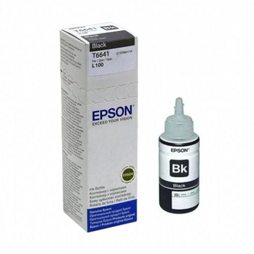Epson T6641 Negro Botella de tinta Original C13T66414A