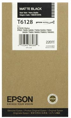 Epson T6128 Negro Mate Original C13T612800 