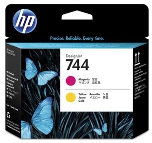 CABEZAL HP 744 Magenta / Amarillo Original F9J87A
