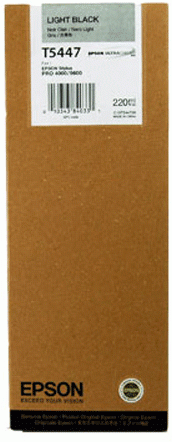 Epson T5447 Light Negro Original 220ml Stylus Pro/9600/7600/4000C8 