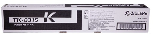 Kyocera TK-8315K / 1T02MV0NL0 Negro Toner Original TASKAlfa 2550ci