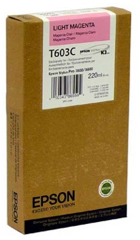 Epson T603C Light Magenta Original STYLUS PRO 7800 / 9800 C13T603C00 